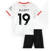 Camisa de time de futebol Liverpool Harvey Elliott #19 Replicas 3º Equipamento Infantil 2024-25 Manga Curta (+ Calças curtas)